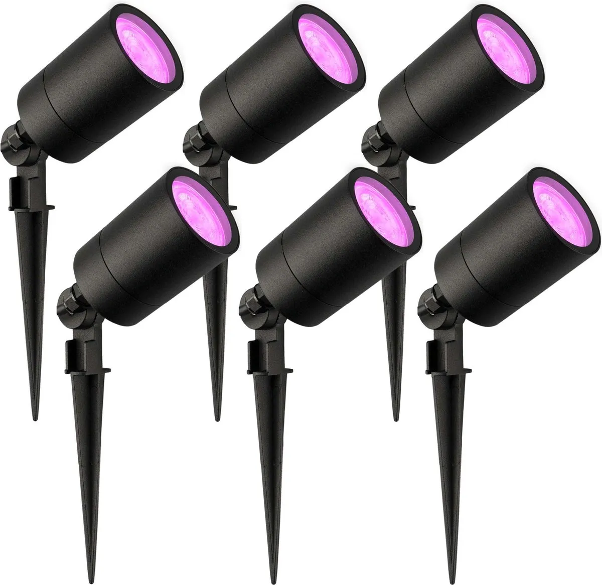 LEDVION 6X RGBWW LED Prikspots