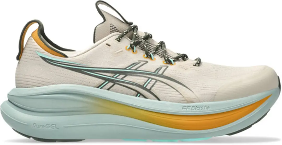 ASICS Gel-Nimbus 28 TR Heren Hardloopschoenen 42 - Bruin - afbeelding 2 van 2