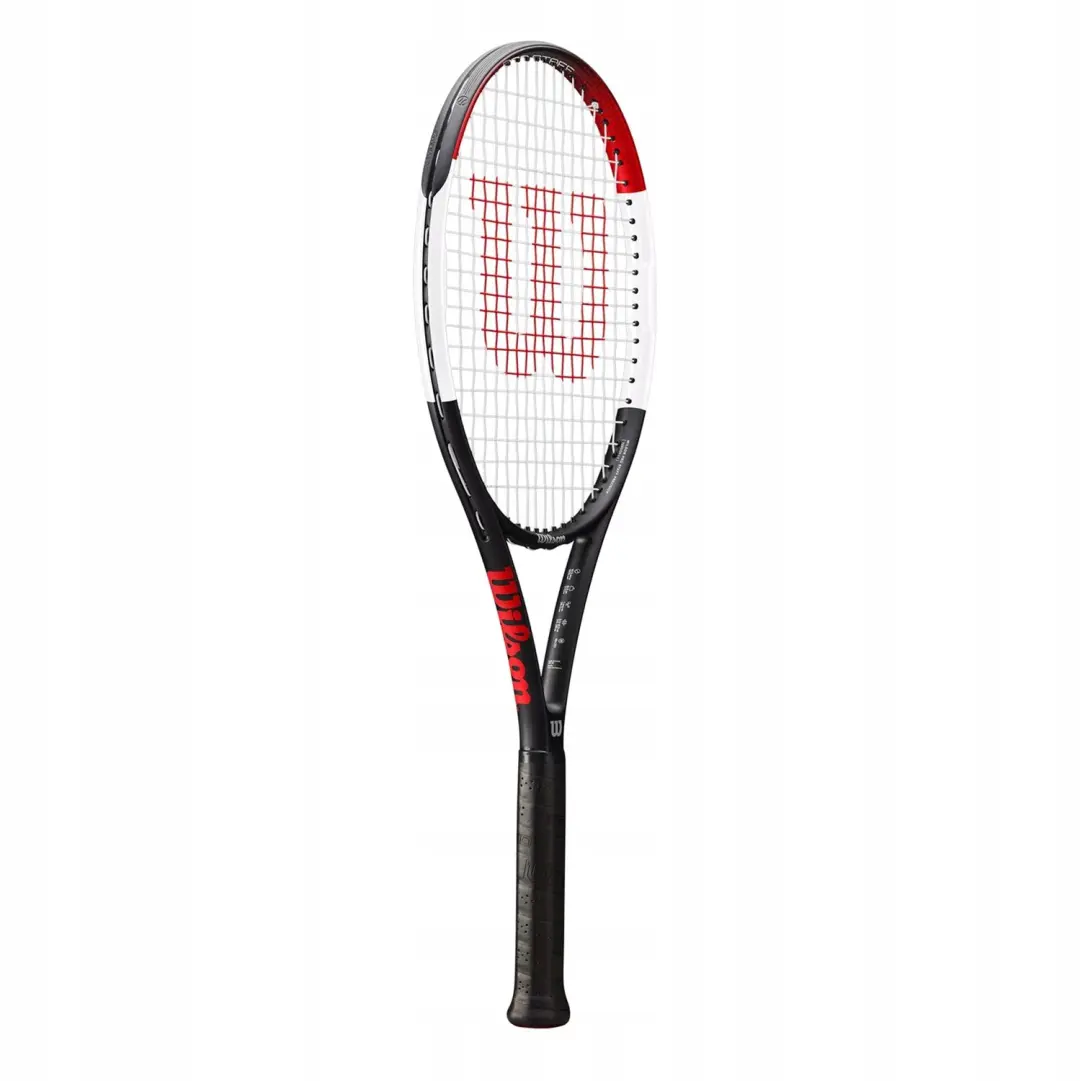 Wilson Pro Staff Precision 100 Tennissnaar - Zwart/Wit/Rood - afbeelding 2 van 3