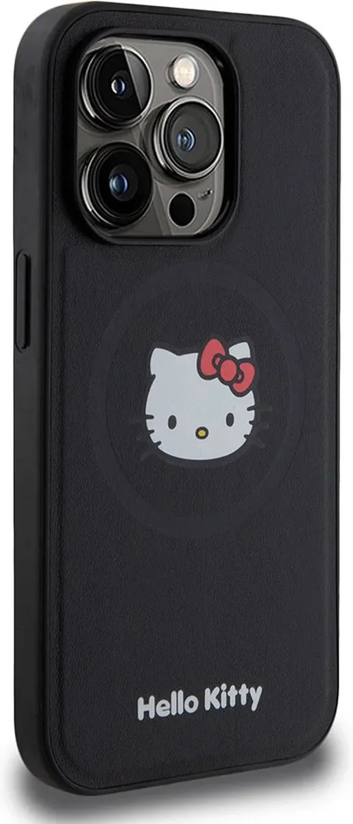 Hello Kitty iPhone 15 Pro TPU Hoesje - Goud - MagSafe