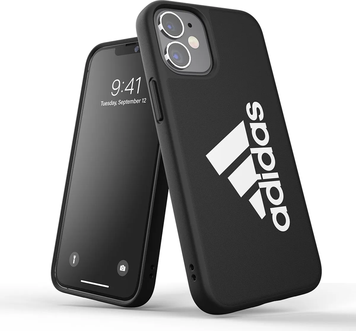 Adidas Sports Iconic Hoesje iPhone 12 Mini - Zwart