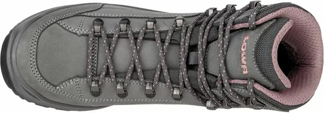 LOWA Renegade Evo GTX Mid Wandelschoenen - Dames 37.5 - Grijs Roze - afbeelding 4 van 6