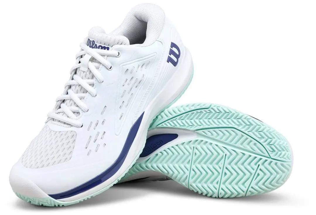 Wilson Rush Pro Ace Tennisschoenen Junior 40 - Wit/Blauw - afbeelding 4 van 5