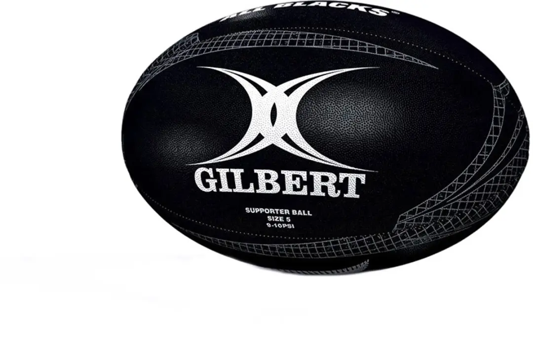 Gilbert All Blacks Rugbybal Maat 5 - afbeelding 2 van 5