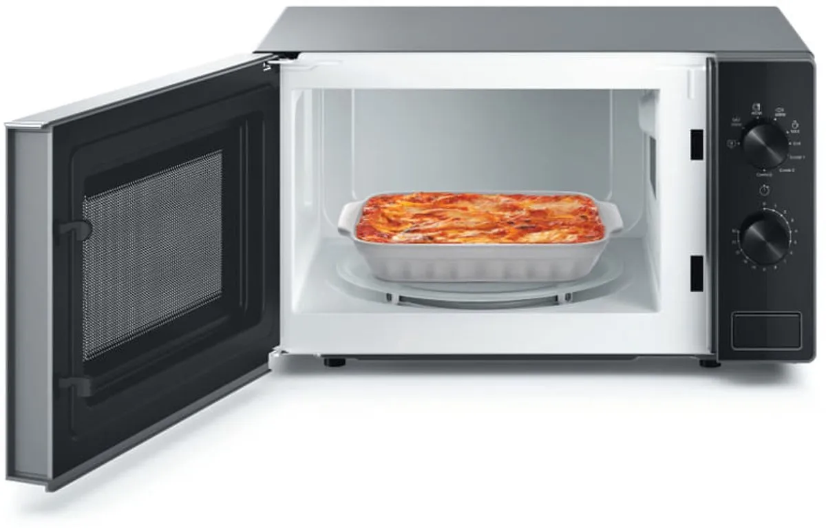 Whirlpool MWP 103 SB Magnetron - 700W Grill 1000W - Zwart/Zilver - afbeelding 3 van 4