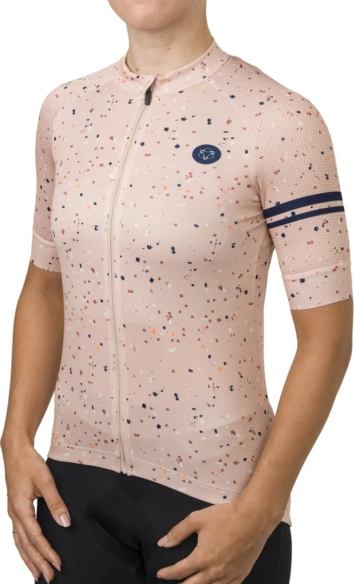 AGU Mini Flower Fietsshirt Dames - Roze - afbeelding 5 van 6