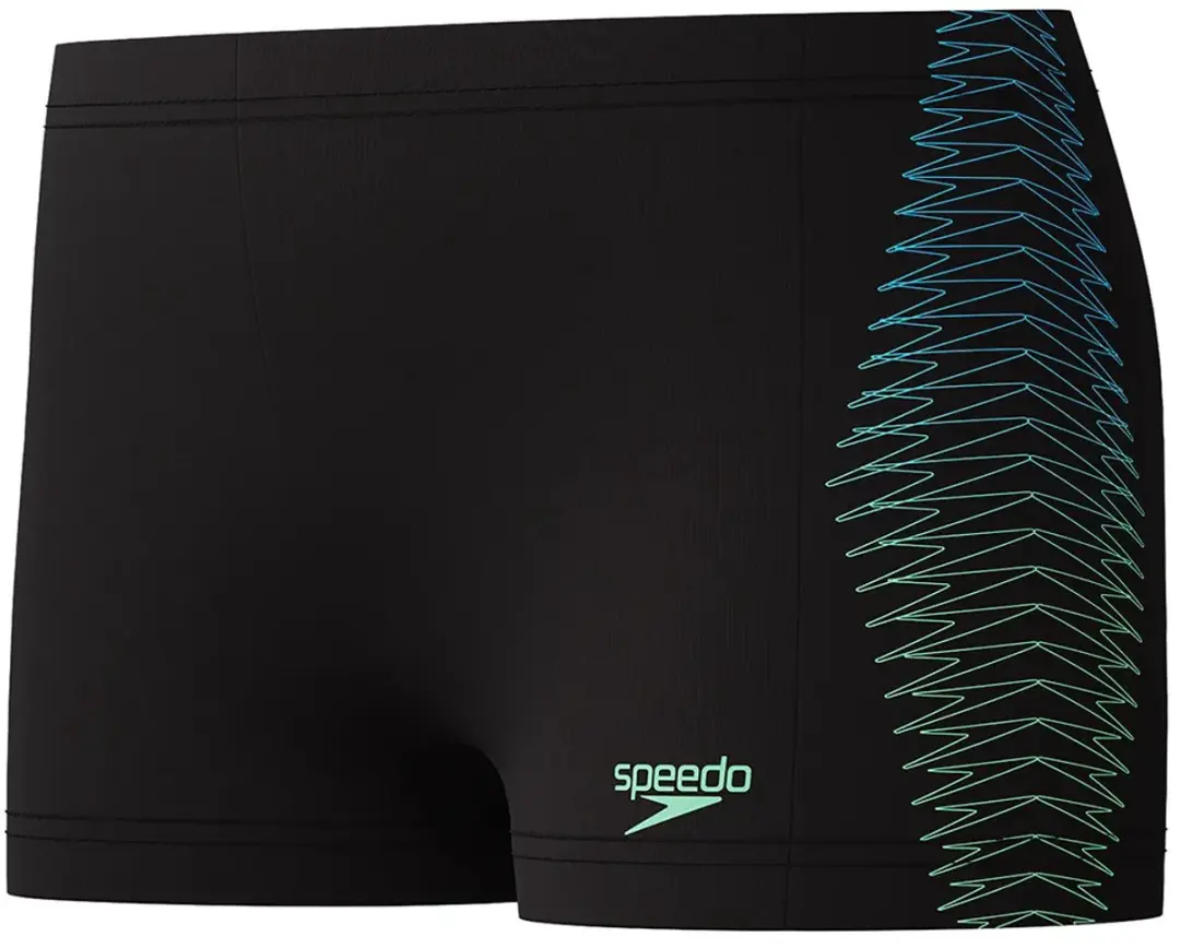 Speedo Placement Zwembroek Jongens - Maat 140 - Zwart/Lichtgroen - afbeelding 3 van 6