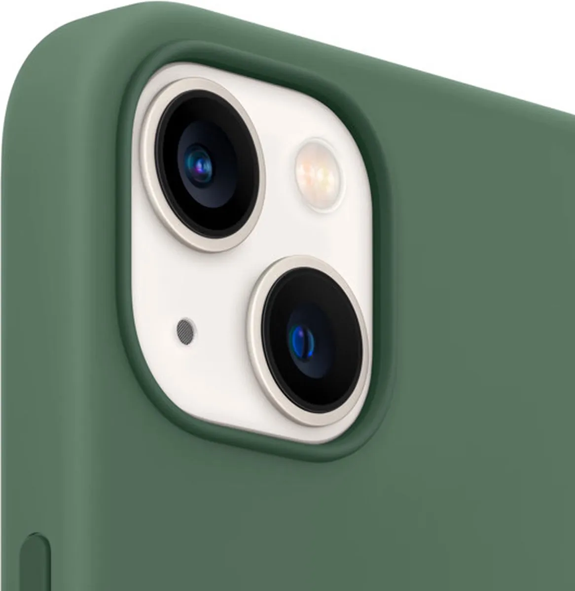 Apple iPhone 13 Mini Siliconen Hoesje MN5Y3ZM/A - MagSafe - Eucalyptus