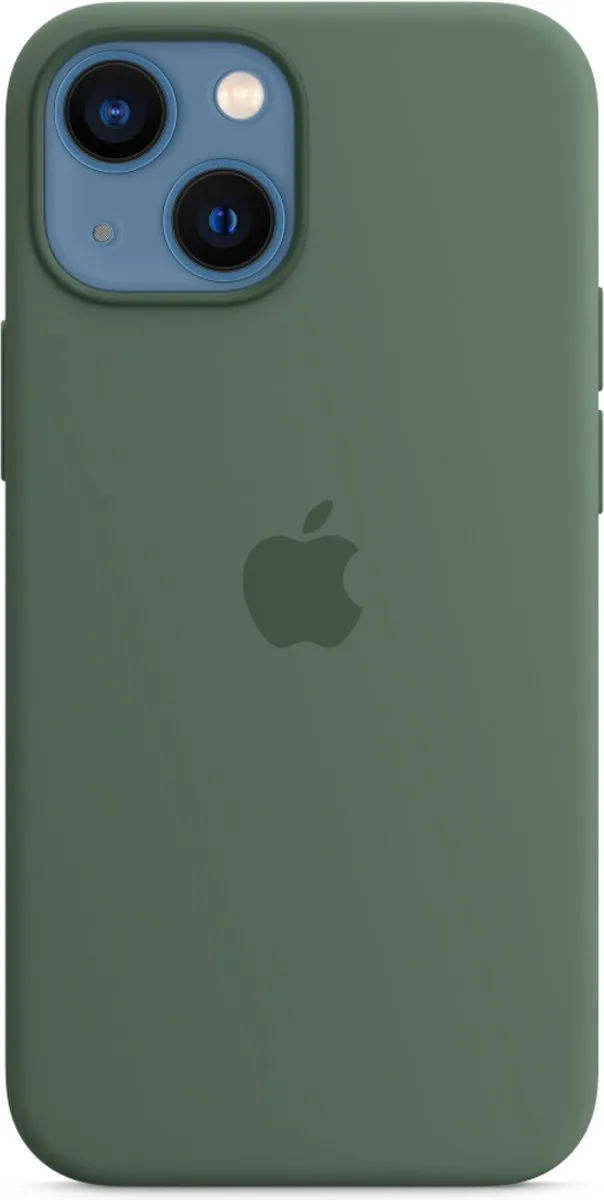 Apple iPhone 13 Mini Siliconen Hoesje MN5Y3ZM/A - MagSafe - Eucalyptus