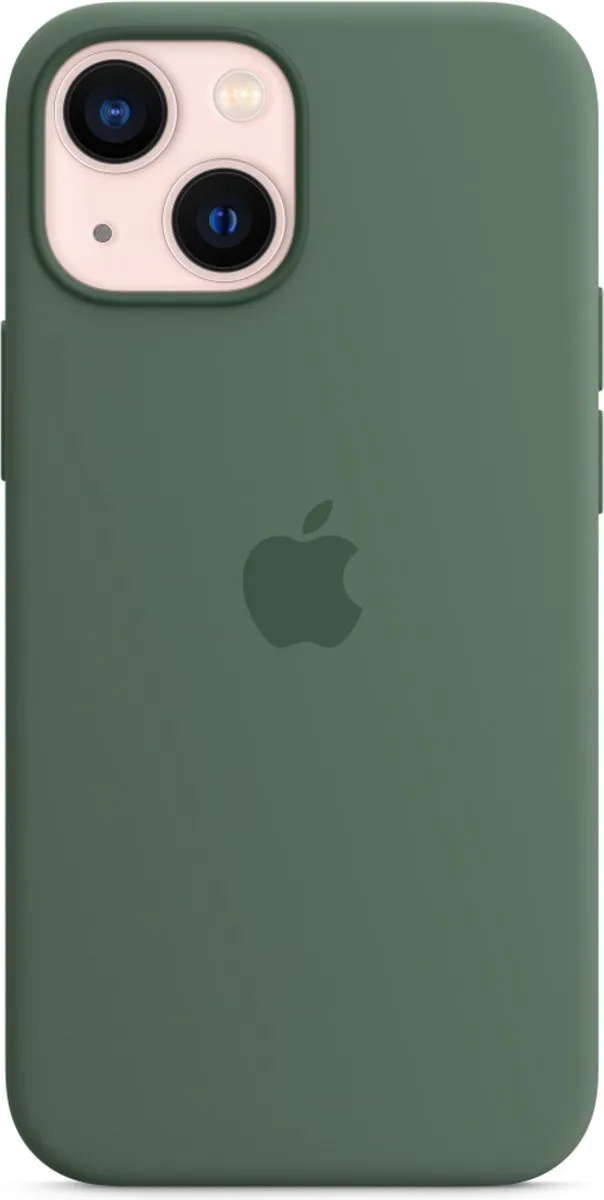 Apple iPhone 13 Mini Siliconen Hoesje MN5Y3ZM/A - MagSafe - Eucalyptus