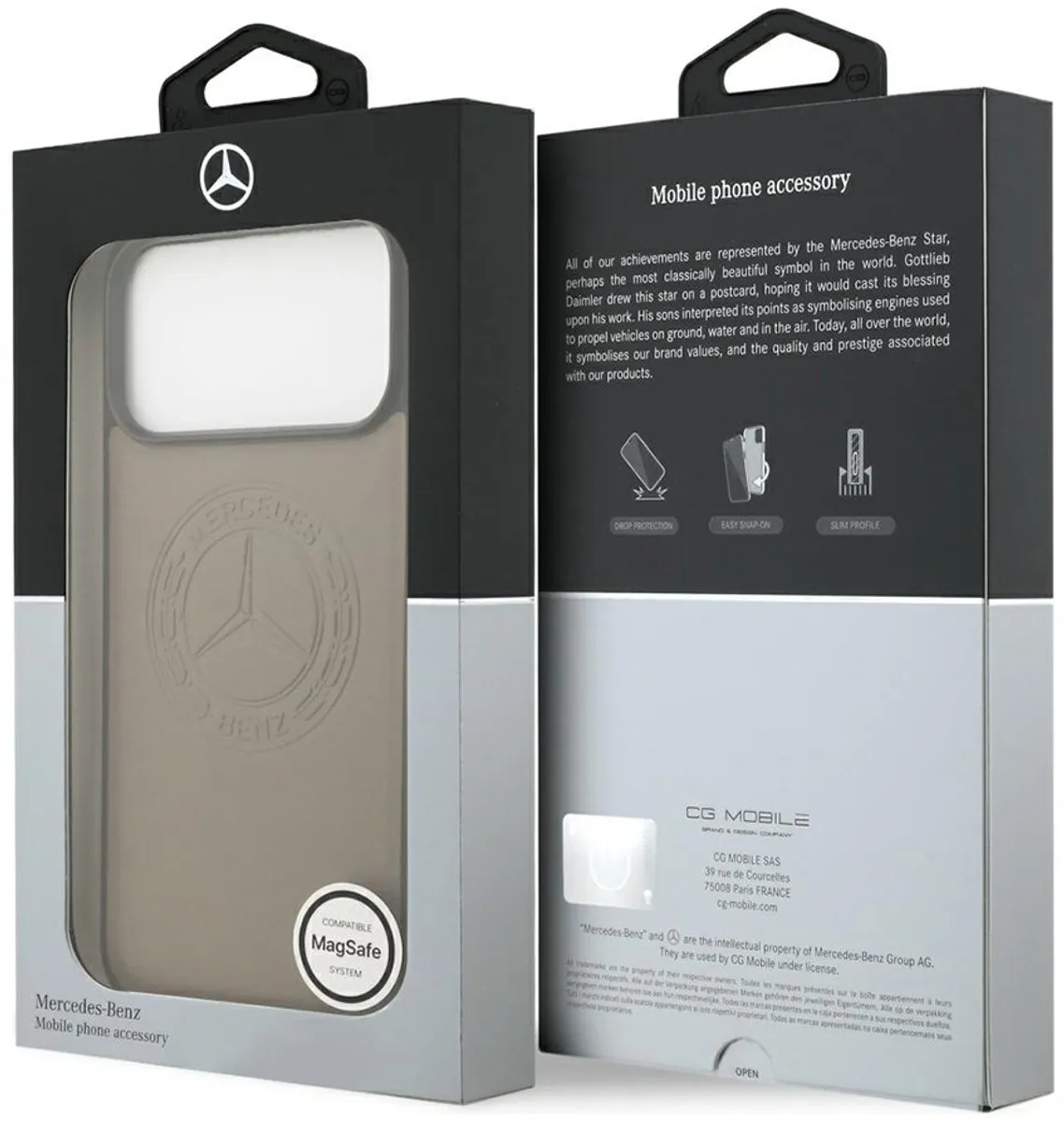 Mercedes-Benz Backcase Hoesje iPhone 17 Pro Max 3666339508128 - Effen Taupe - afbeelding 2 van 6