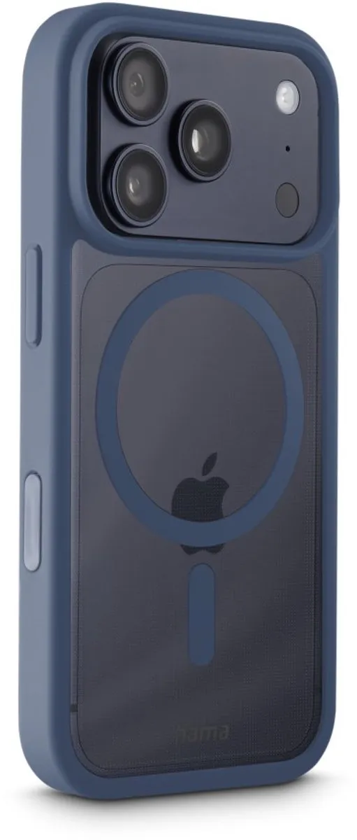 Hama Hoesje iPhone 17 Pro Frame Protect - Blauw - MPN 00232405