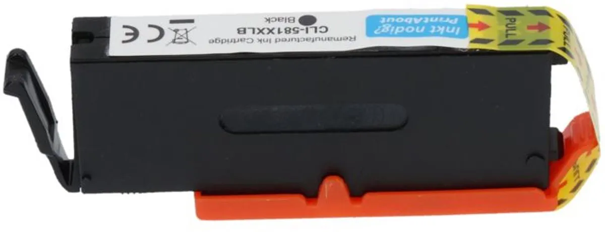 PrintAbout Canon CLI-581XL BK Inktcartridge - Zwart