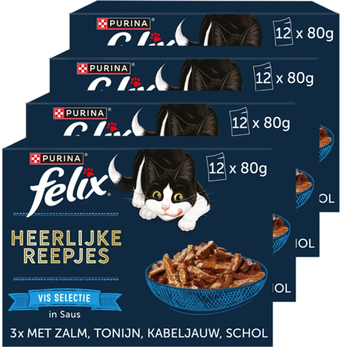 Felix Heerlijke Reepjes Selectie Vis