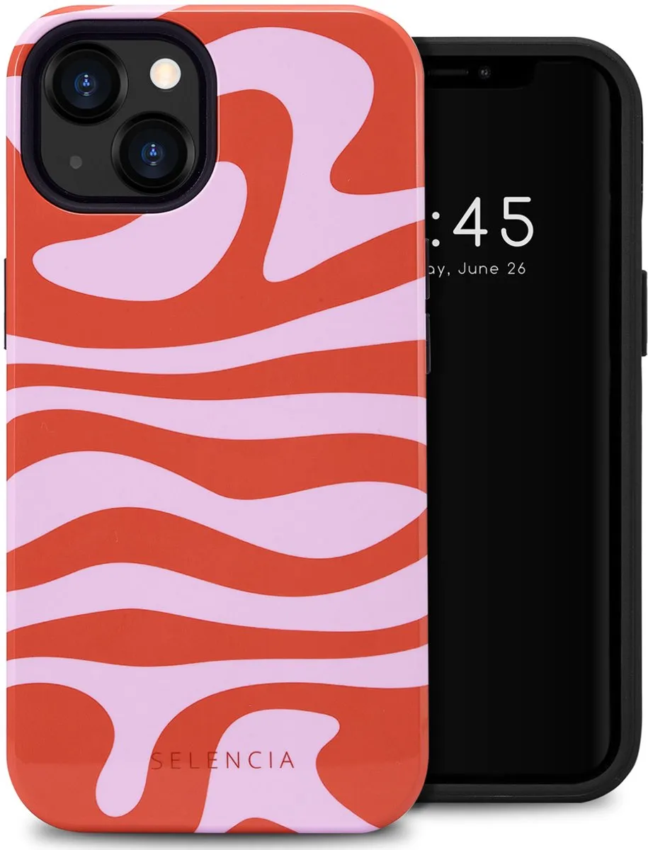 Selencia Hoesje iPhone 13 Dream Swirl Pink