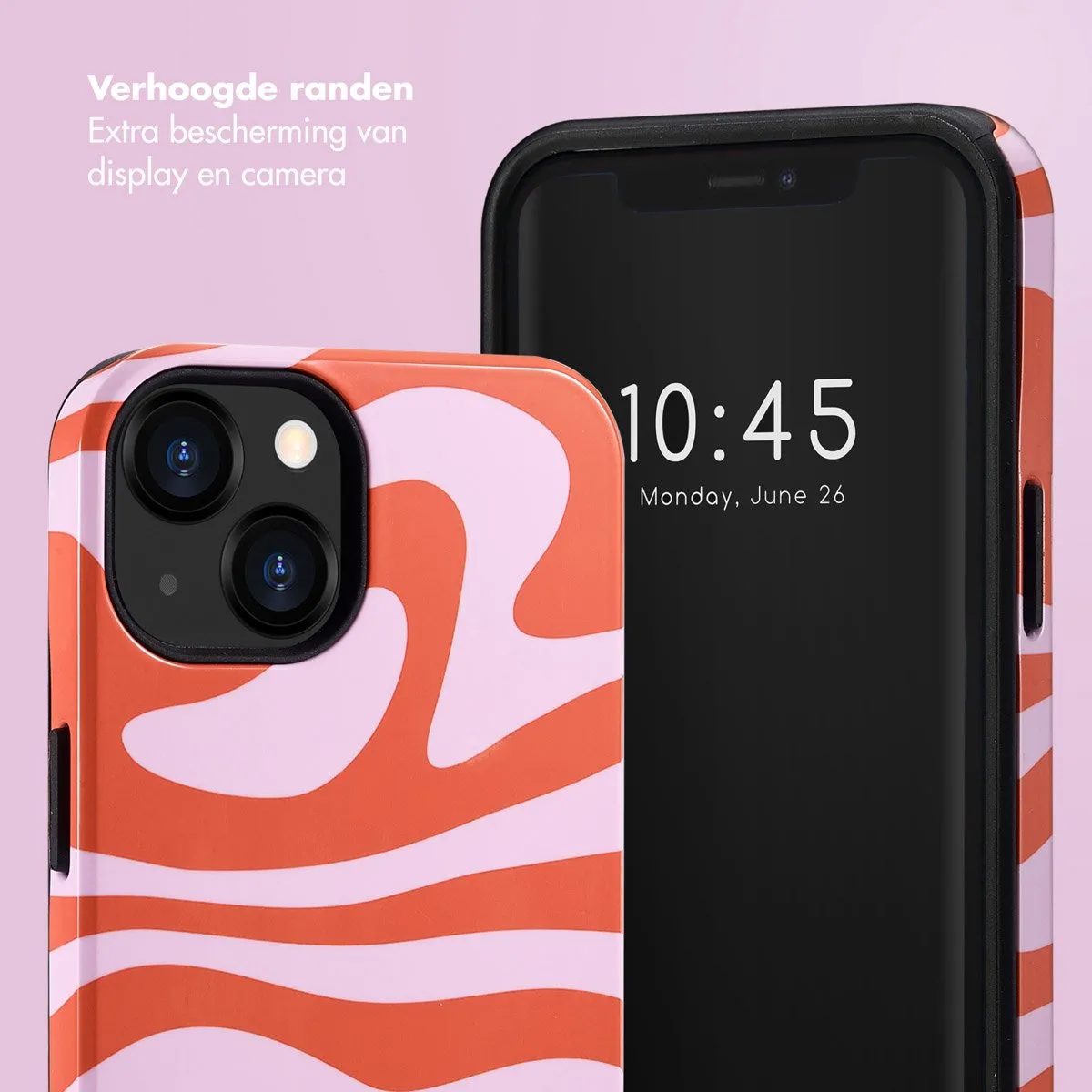Selencia Hoesje iPhone 13 Dream Swirl Pink