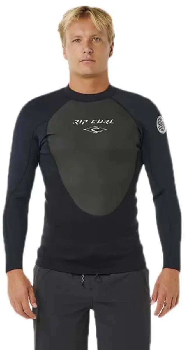 Rip Curl Omega 1.5 Mm Thermisch T-shirt Met Lange Mouwen Zwart L Man