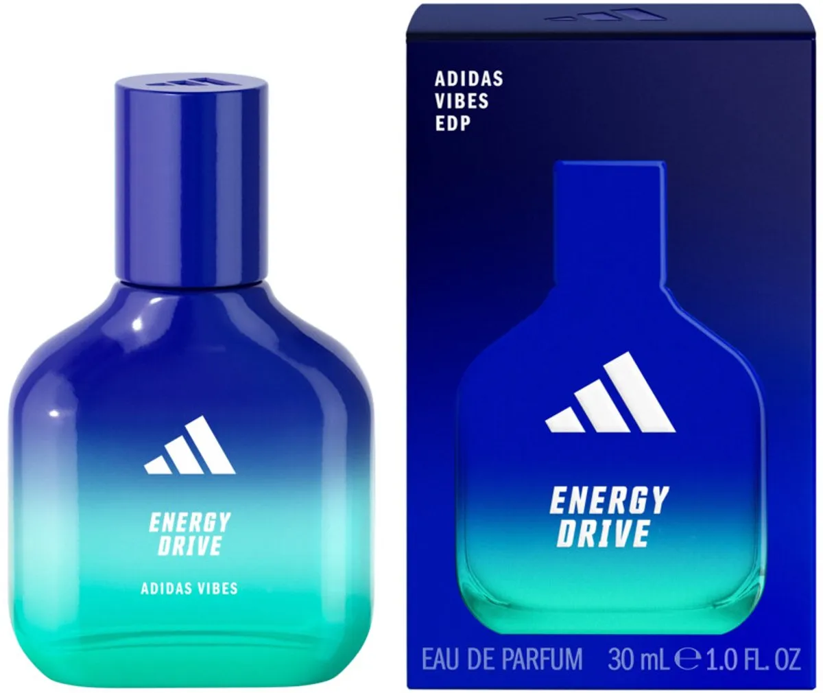 Adidas Vibes Energy Drive Eau de Parfum - 90ml (3x30ml)