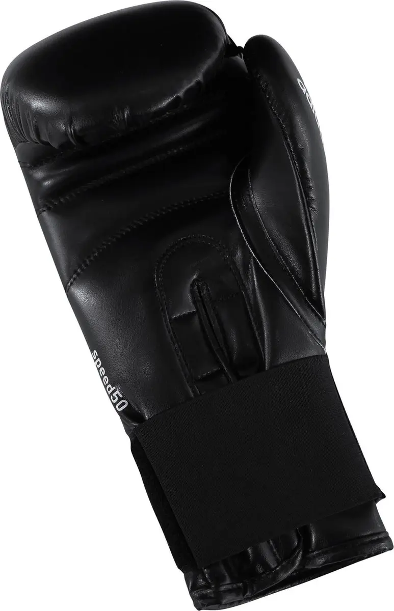 adidas Speed 50 (Kick)Bokshandschoenen Zwart/Wit 10oz