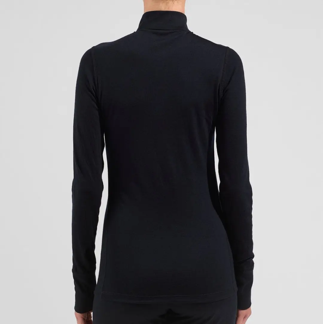 ODLO Natural Merino 200 Half Zip Thermoshirt - Zwart - afbeelding 4 van 6