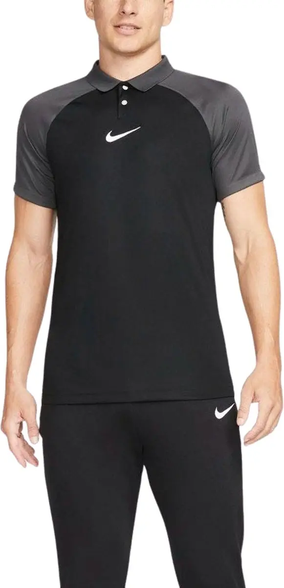 Nike Dri-FIT Academy Pro Polo - Maat M - Zwart/Grijs - afbeelding 4 van 6