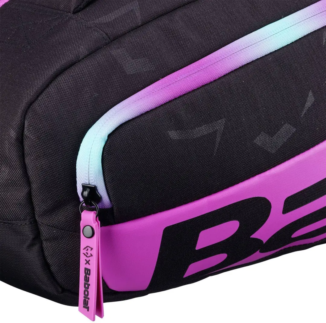 Babolat RH Pro Padel Juan Lebron Tas - Zwart/Paars/ Groen - afbeelding 3 van 6