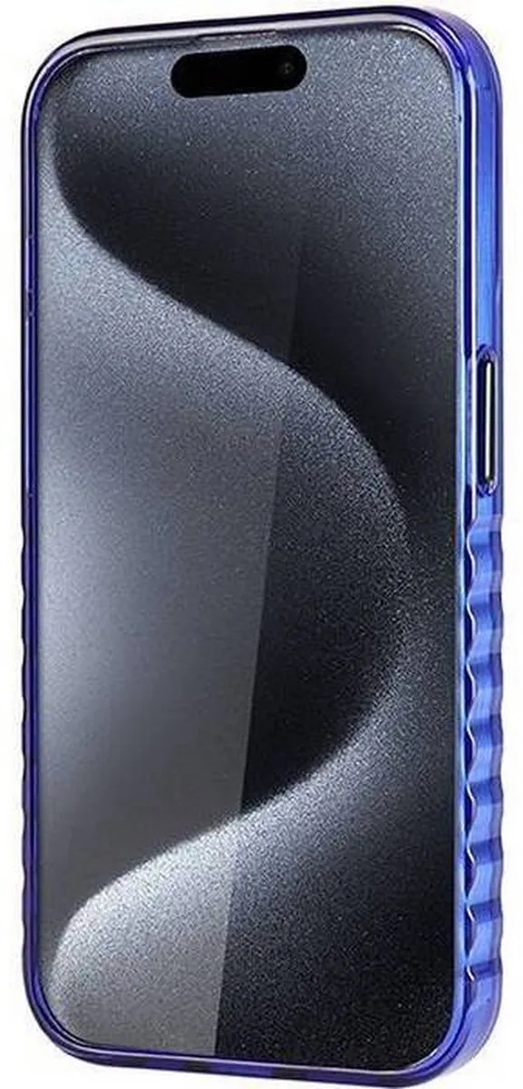 Audi IML Big Logo Hoesje - iPhone 15 Pro Max - Blauw