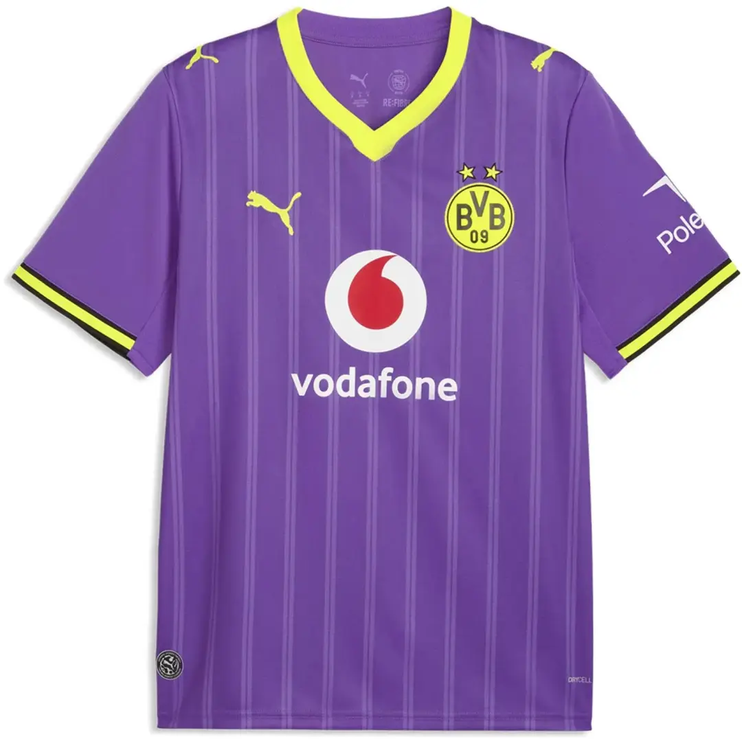 PUMA Borussia Dortmund 26/27 Derde Shirt M - Paars - afbeelding 4 van 4