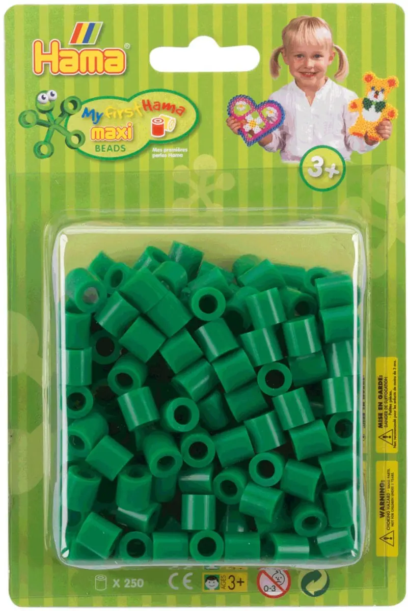 Hama strijkkralen maxi groen