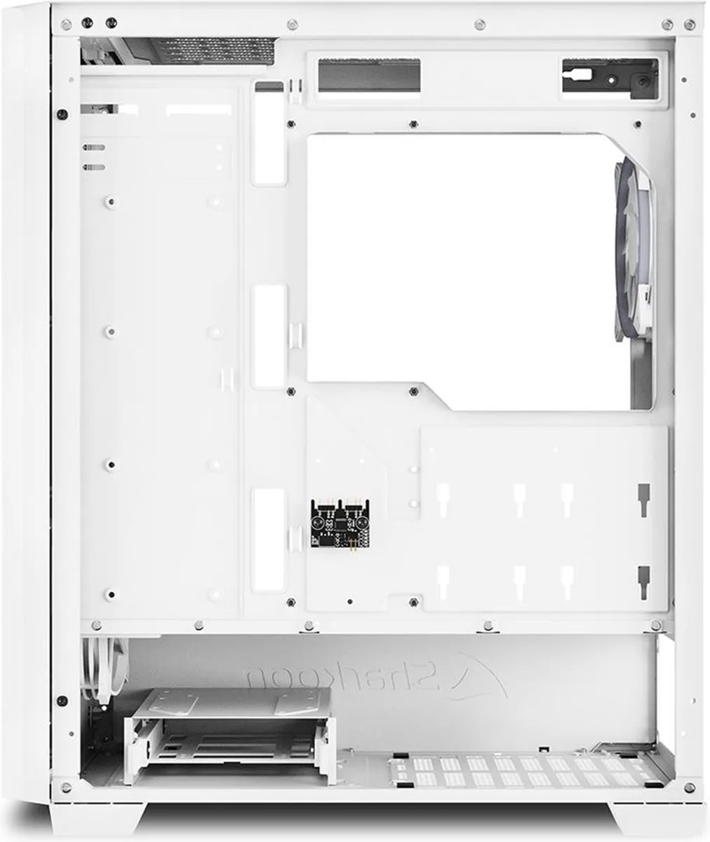 Sharkoon VS9 RGB Wit ATX Behuizing - 6x 2.5" + 2x 3.5" - Wit