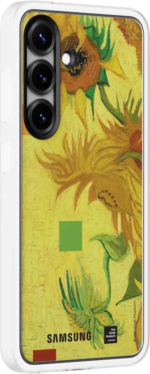 Samsung Galaxy S25 Flipsuit Card Case - Flower Van Gogh - Geel