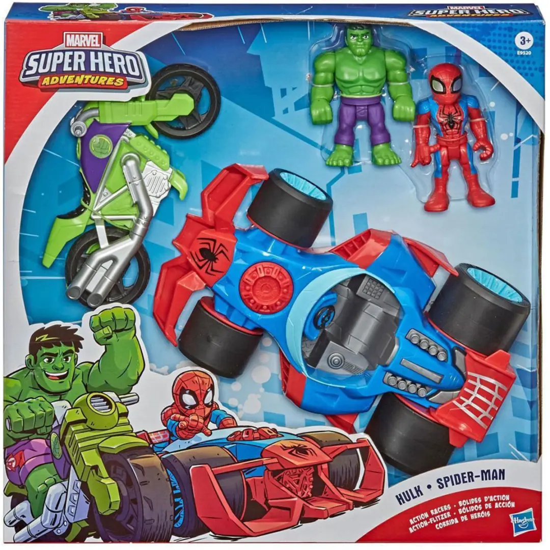 Hasbro superhelden speelgoed Marvel actiefiguren en voertuigen set.