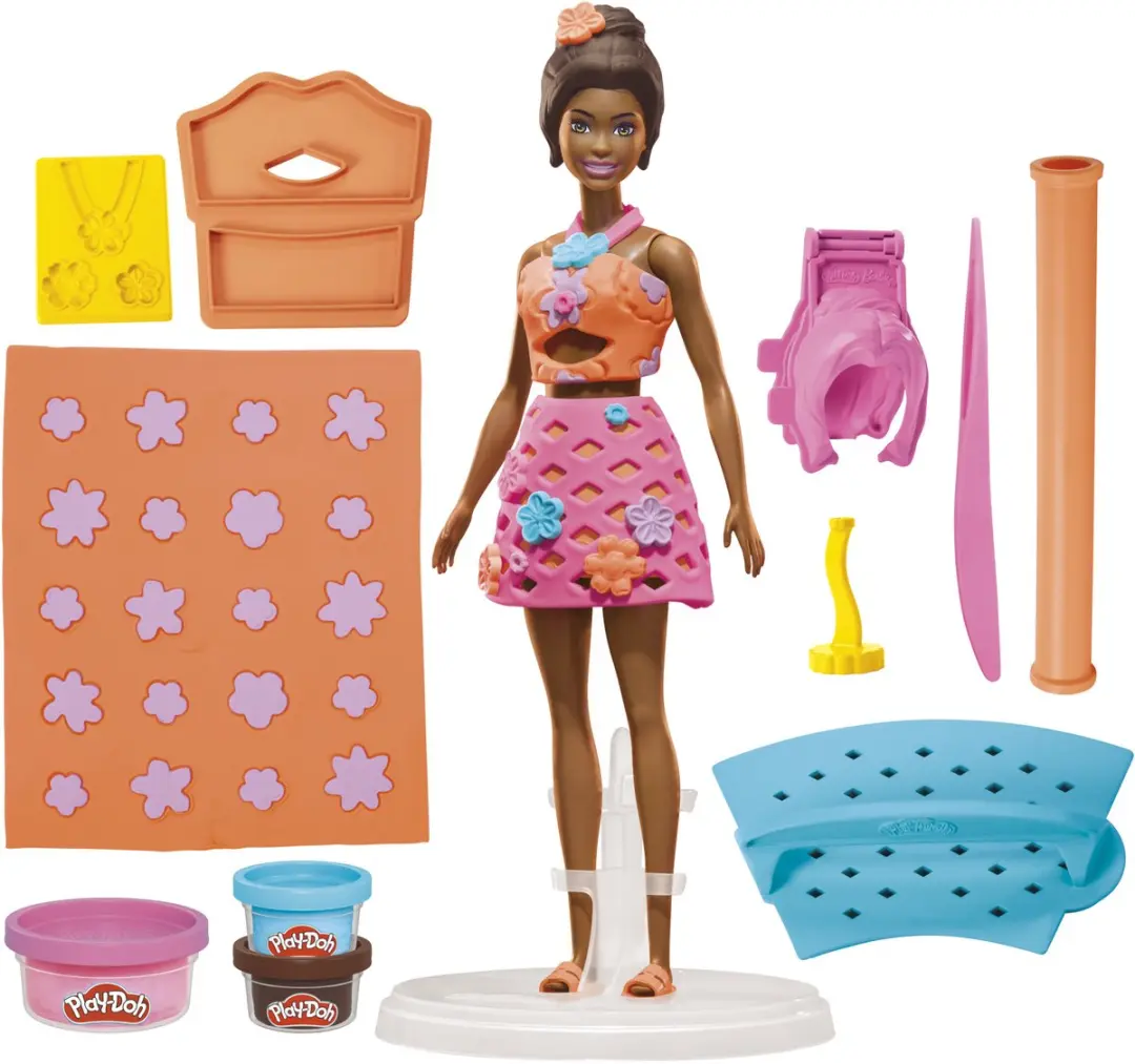 Play-Doh Haakset Barbie op het strand - afbeelding 4 van 6