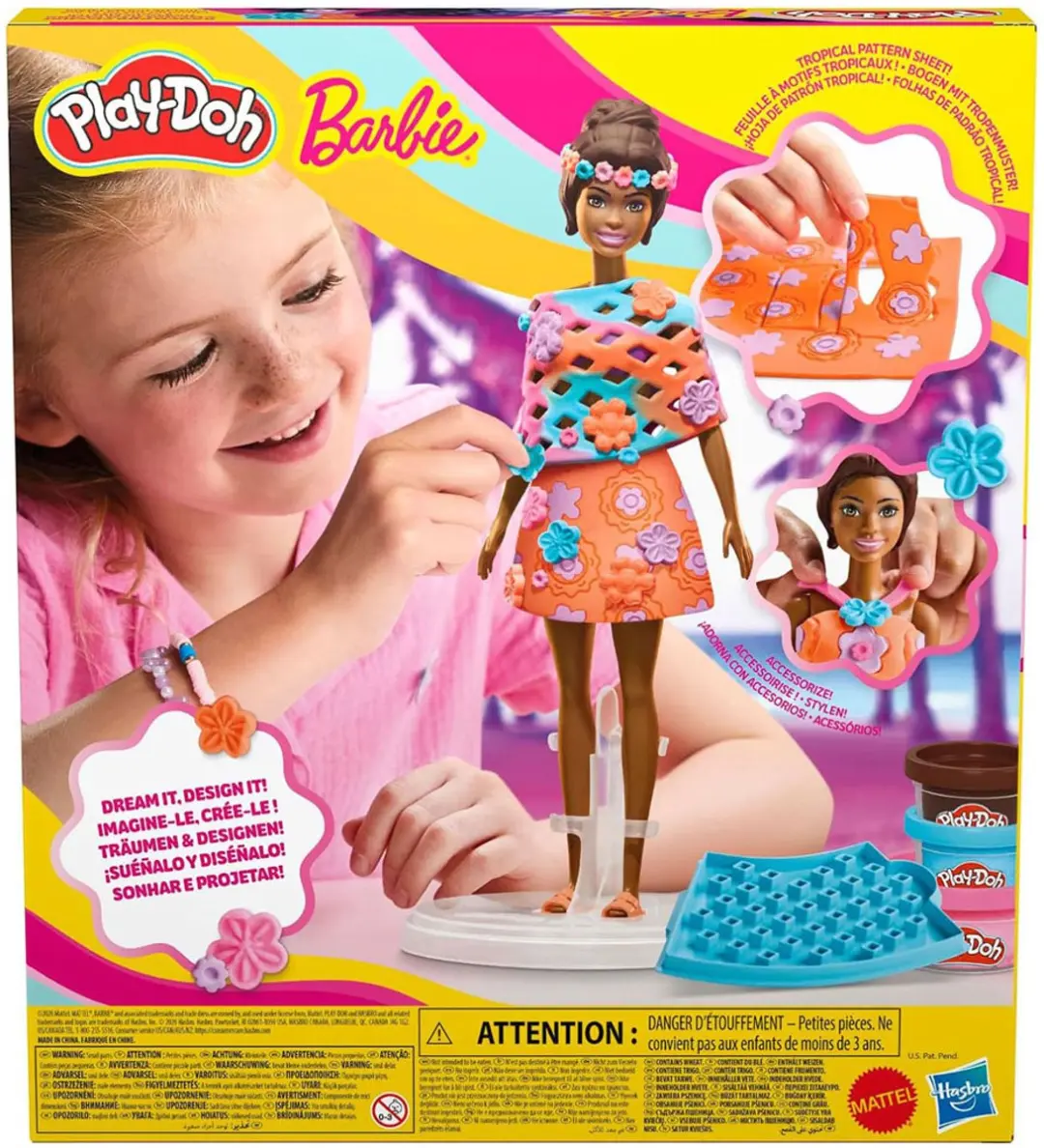 Play-Doh Haakset Barbie op het strand - afbeelding 6 van 6