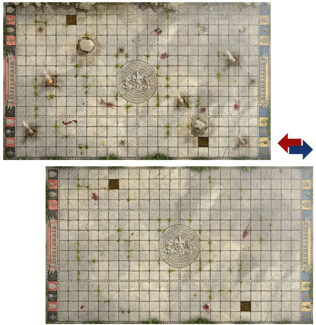Games Workshop Blood Bowl Seconde Saison Bretonnien Pitch & Dugouts - afbeelding 2 van 6