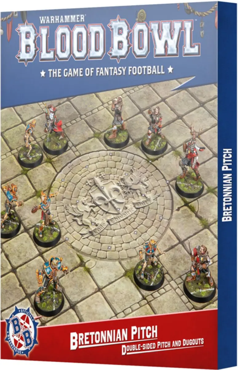 Games Workshop Blood Bowl Seconde Saison Bretonnien Pitch & Dugouts