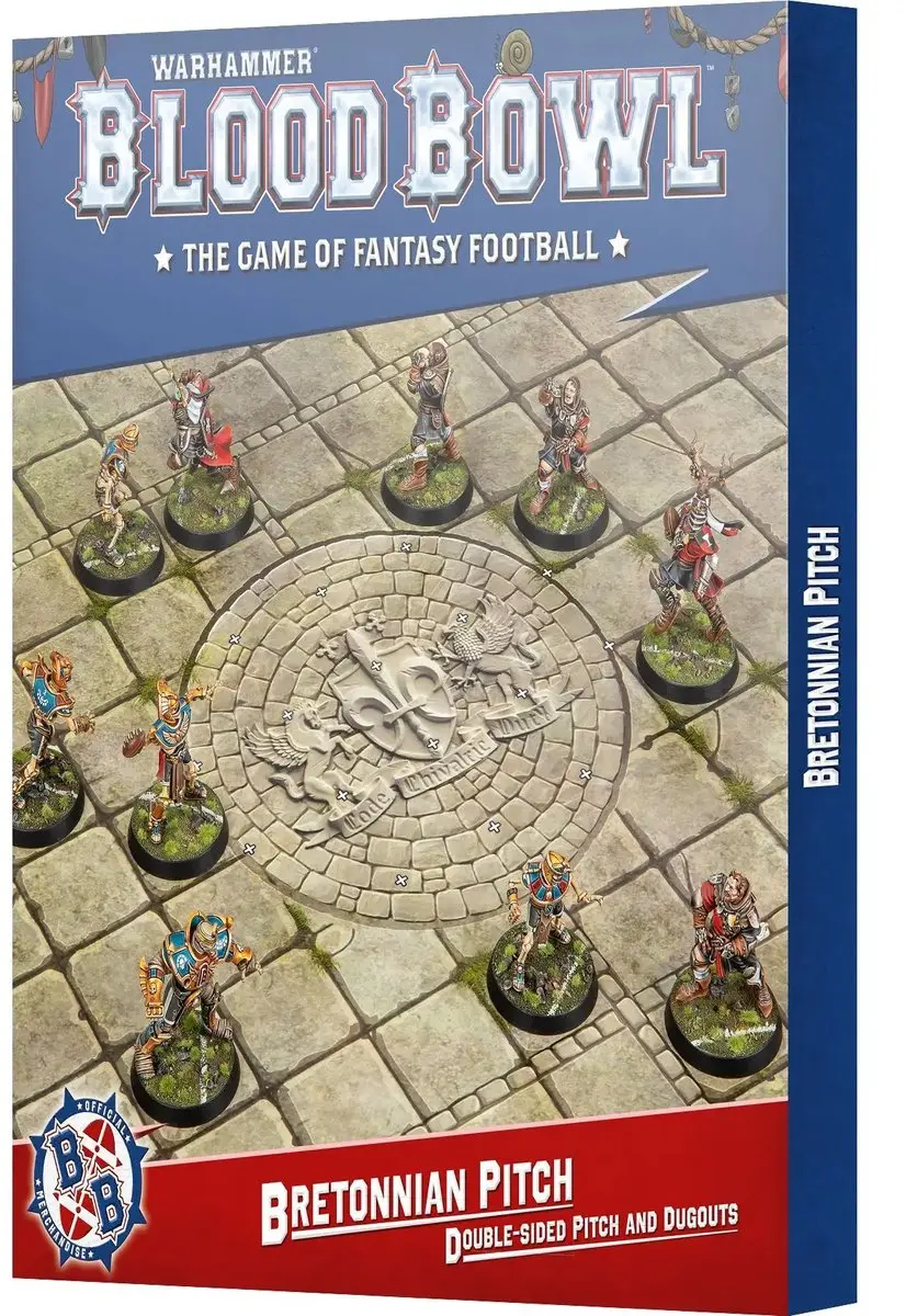 Games Workshop Blood Bowl Seconde Saison Bretonnien Pitch & Dugouts - afbeelding 5 van 6