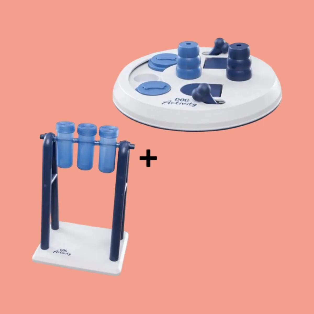 Trixie Dog Activity Combideal - Turn Around & Flip Board - Hondenpuzzel - 2 Stuks