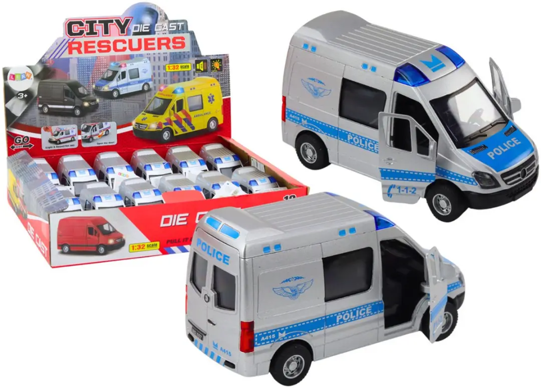 Lean Toys Politieauto 1:32
