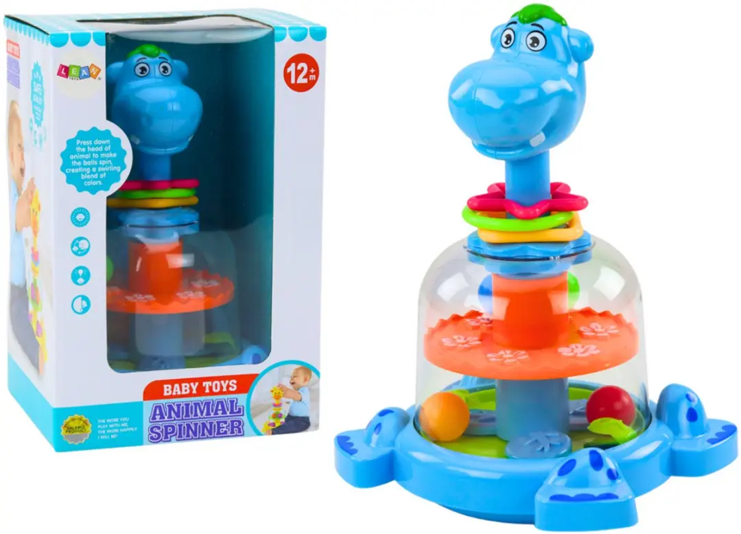 Lean Toys Nijlpaard Tol Met Ballen