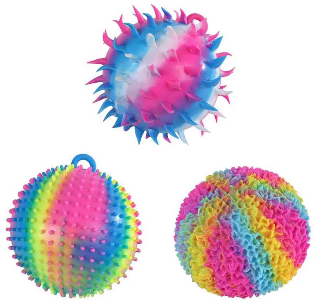 VAN MANEN Pufferbal Funky Mania 18cm - Meerkleurig - afbeelding 6 van 6