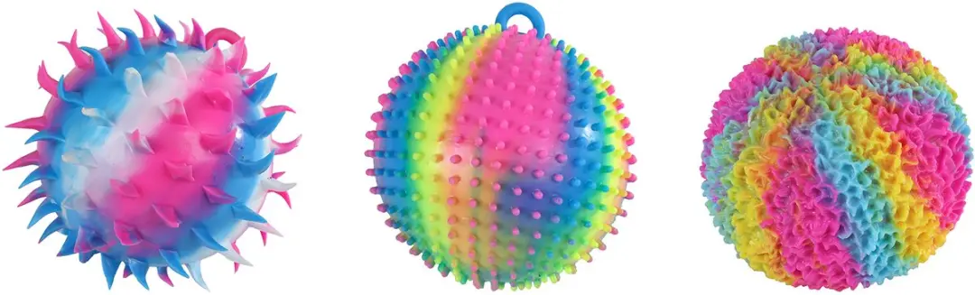 VAN MANEN Pufferbal Funky Mania 18cm - Meerkleurig - afbeelding 5 van 6