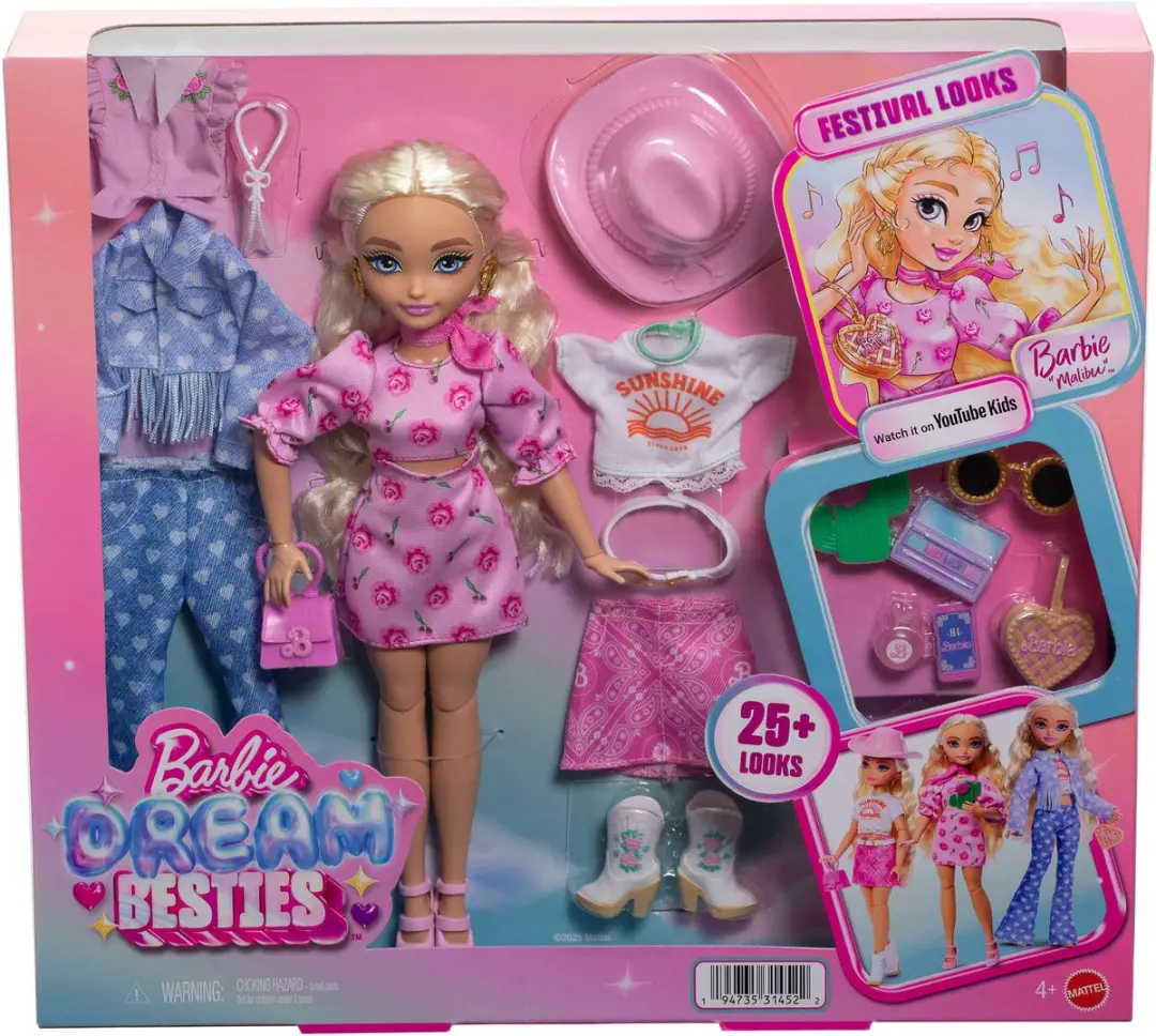 Barbie Dream Besties Malibu Pop - Meerkleurig - afbeelding 6 van 6