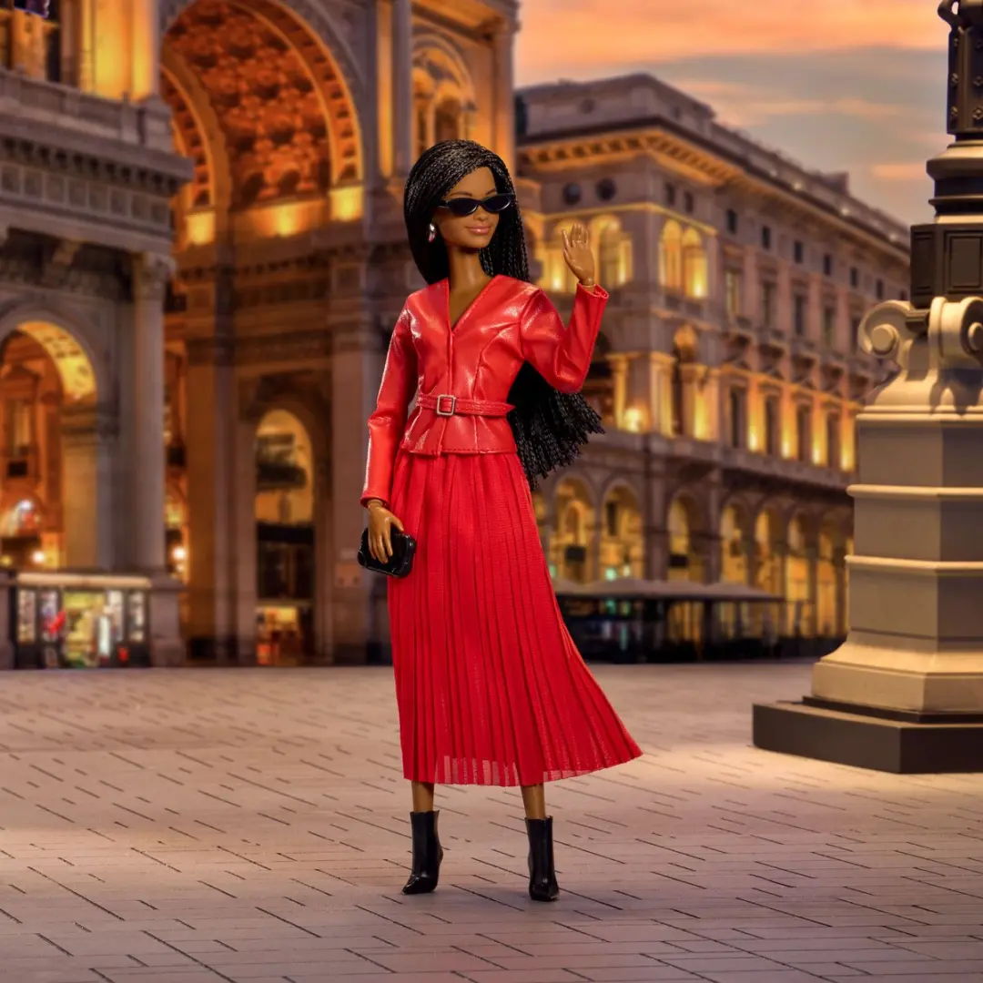 Barbie Bstyle Fashion Week Milan Pop - Rood - afbeelding 4 van 6