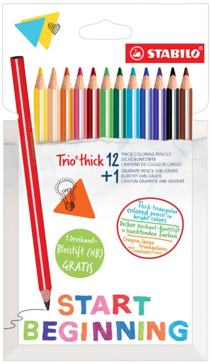 STABILO Trio Dikke Kleurpotloden 4,2mm