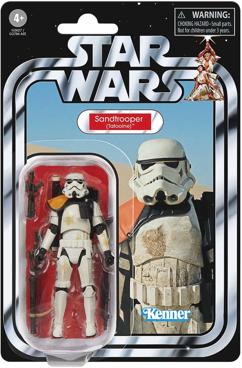 Star Wars Vintage Sandtrooper Squad Leader Actiefiguur 10cm - afbeelding 2 van 6