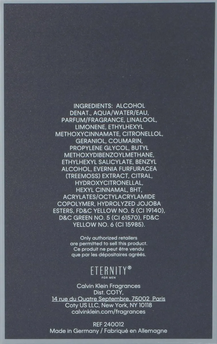 Calvin Klein Eternity For Men Eau de Toilette 200ml