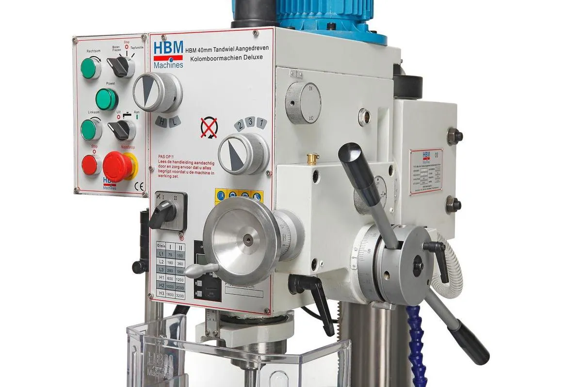 HBM Deluxe Kolomboormachine 40mm - 1500W - 12 Snelheden
