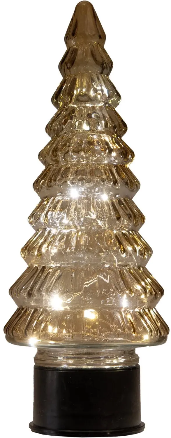 Anna's Collection Boompje Glas LED 35x13cm Amber - afbeelding 2 van 2
