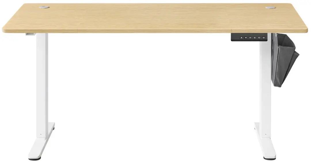 Songmics LSDB35136Y01 Elektrisch Zit-Sta Bureau 160x70cm - Licht Eiken - afbeelding 2 van 6